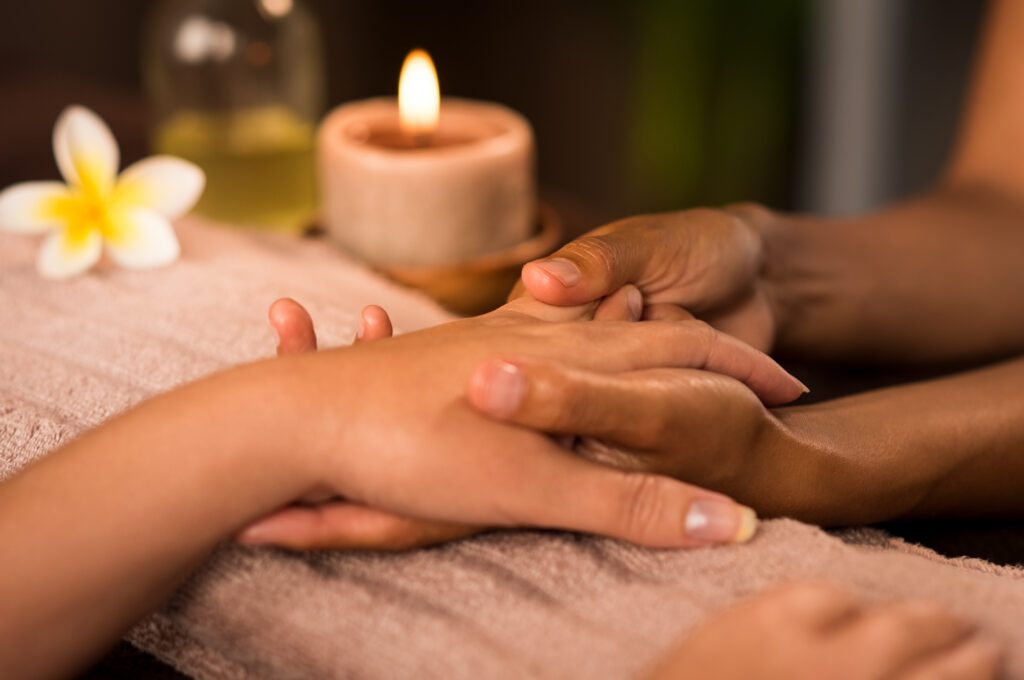 Nail lounge at Five Elements Wellness Spa